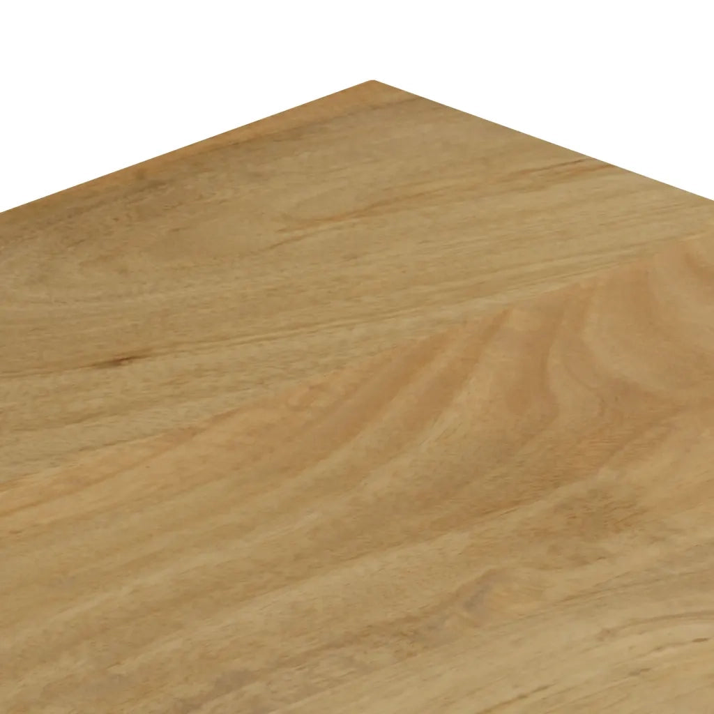 Tavolino da salotto | Tavolino da caff¨¨ | Tavolino da Soggiorno 100x50x35 cm Legno Massello Mango e Acciaio