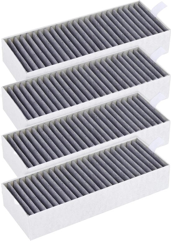 4 filtri attivi per aspiratore - sostituzione per aspiratore Siemens HZ9VRCR0 17004796 Bosch HEZ9VRCR0 17004805 - Neff Z821VR0 17004806 Gaggenau CA282111 Constructa CZ9VRCR0