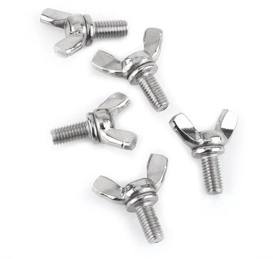 Viti Vlindersch. 10 pz - Acciaio Inox 304 - Viti a Vite M5 - Resistente alla Corrosione - Viti a Vela - Lunghezza 10 mm - Viti di Attacco