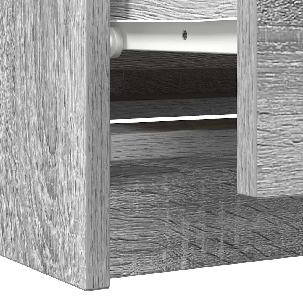 vidaXL Mobile TV Grigio Sonoma 100x35x54 cm in Legno Multistrato