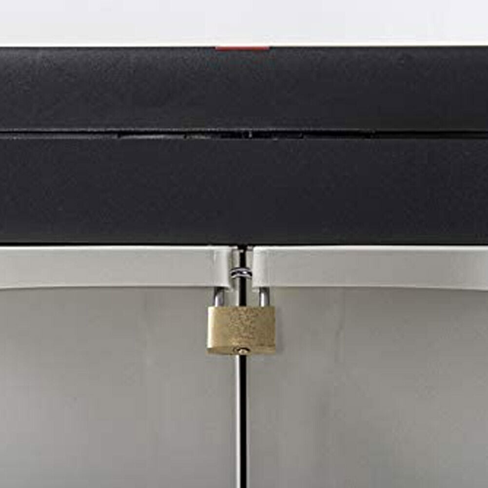 Mobile Pattumiera Raccolta Differenziata 3 Spazi 2 Ante 1 Ripiano Colore Grigio