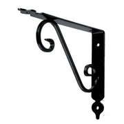 REGGIMENSOLA TOSCANIA BOLIS - ACCIAIO VERNICIATO NERO/ORO MM 330X280- 2 pezzi