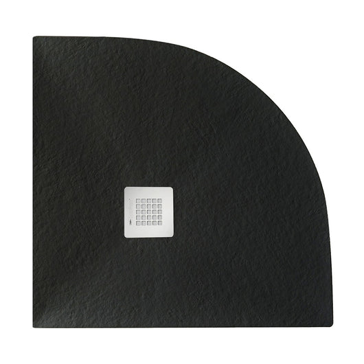 Piatto doccia 90x90 nero serie serenity emotion angolare