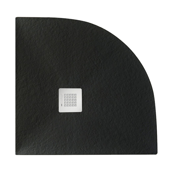 Piatto doccia 90x90 nero serie serenity emotion angolare