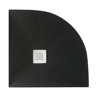 Piatto 100x100 per doccia angolare nero serie serenity linea emotion