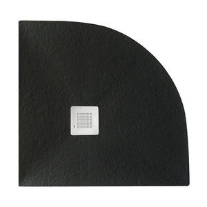 Piatto 100x100 per doccia angolare nero serie serenity linea emotion