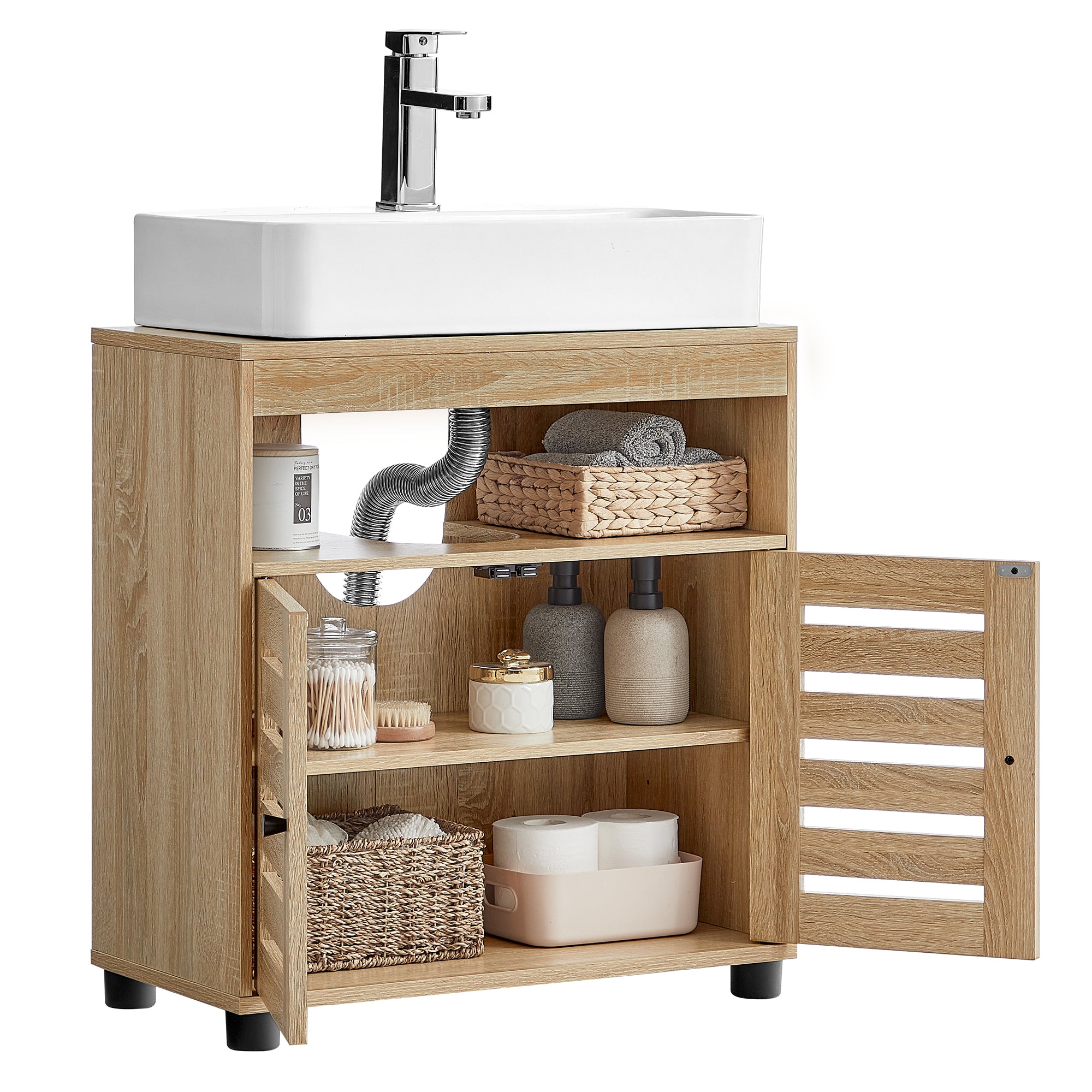 Mobiletto da bagno VALORA Sonoma - Organizza il tuo spazio - BBK004B11