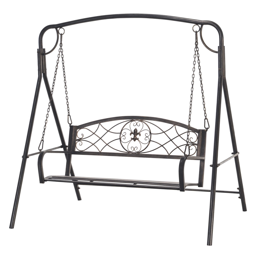 Supporto a palla da giardino con finitura ottone vintage 167×123×175cm