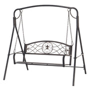 Supporto a palla da giardino con finitura ottone vintage 167×123×175cm