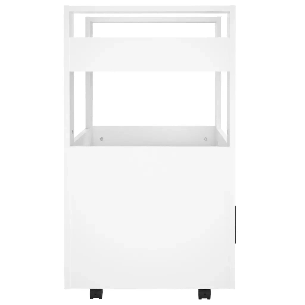 Carrello da Cucina Bianco 60x45x80 cm in Legno Multistrato cod mxl 67575