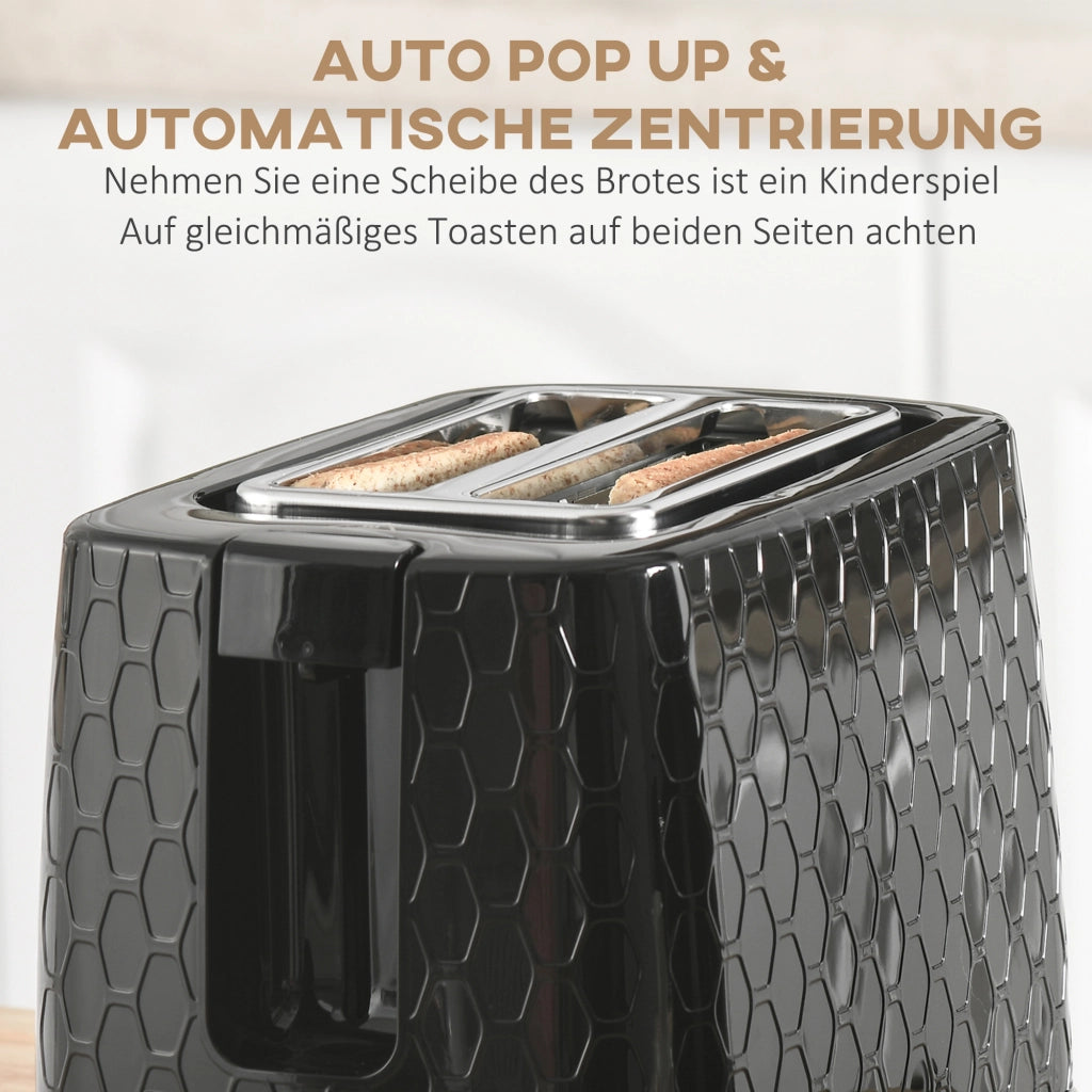 Set Bollitore e Tostapane ¨C zephmum ¨C Nero 1.7L