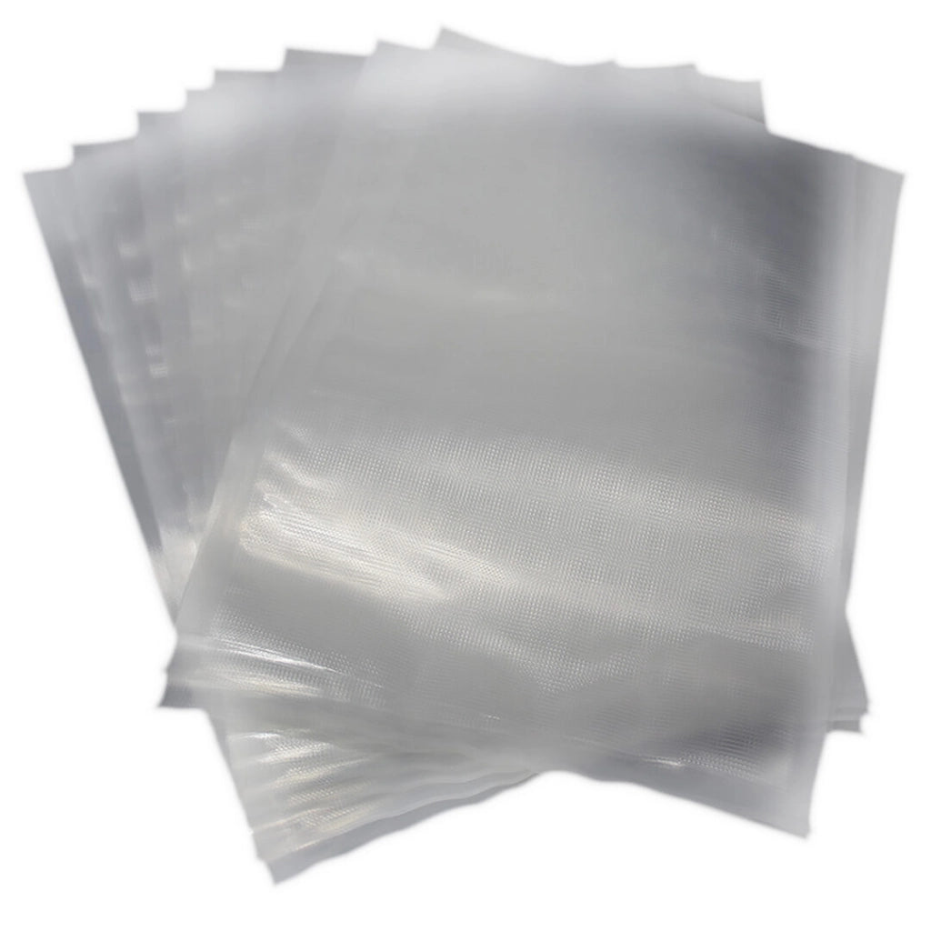 Buste sottovuoto per alimenti 22x30cm, 100 sacchetti gofrati riutilizzabili, poliammide polietilene BPA free cucina - SOGO