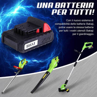 Decespugliatore Elettrico a Batteria Litio 20V Tagliaerba Tagliabordi Rasaerba