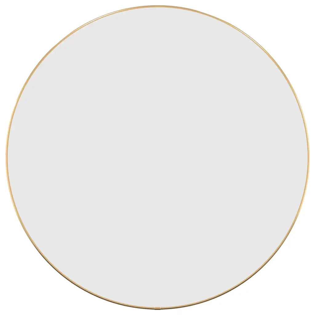 Specchio da Parete Dorato Ø 60 cm Rotondo 348182