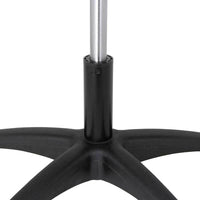 Sgabello Estetista Girevole Seduta Imbottita 10cm in Ecopelle Salone Studio Nero