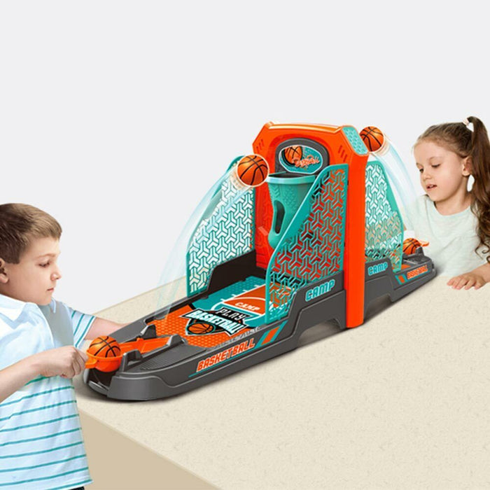 Gioco di Societa Basket Palla Canestro da Tavolo Giocattolo Bambini 2 Giocatori