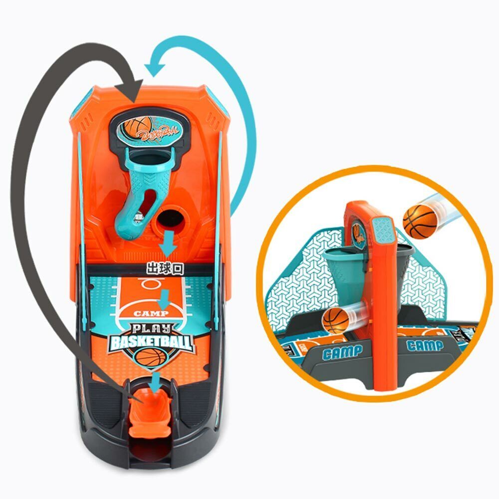 Gioco di Societa Basket Palla Canestro da Tavolo Giocattolo Bambini 2 Giocatori