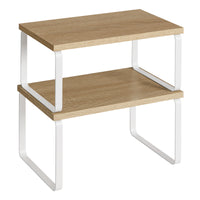 Mensole da cucina VALORA - Organizer per spezie per piano di lavoro KCS020W11 x2