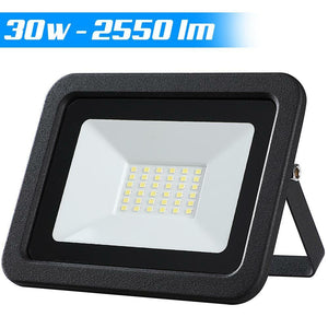 Faro Led 30W Luce Alta Luminosita 2550lm Faretto Esterno Slim Bianco Freddo IP65