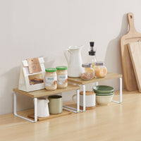 Mensole da cucina VALORA - Organizer per spezie per piano di lavoro KCS020W11 x2