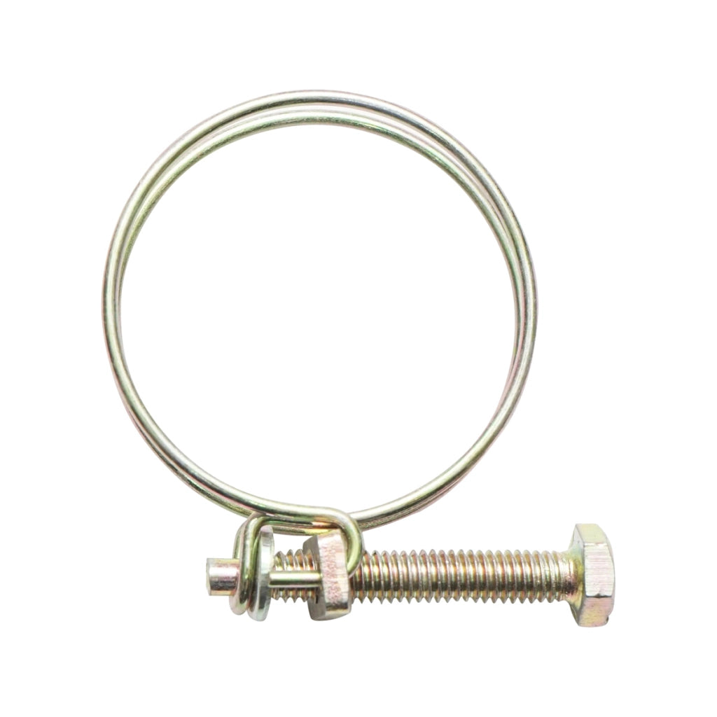 Fascetta stringicavo 37-42mm con vite M6x40mm per tubo flessibile Breckner Germany