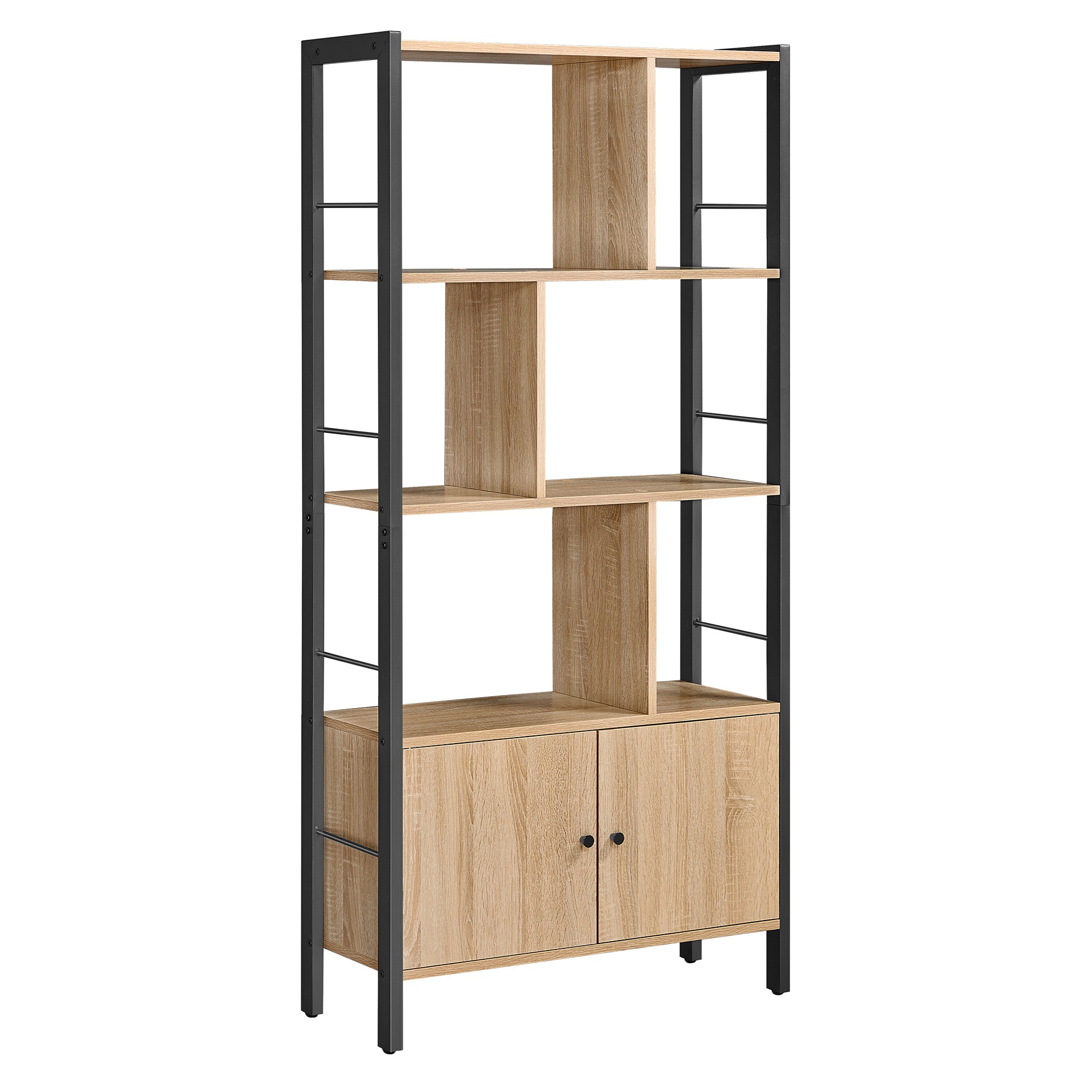 Libreria VALORA - Sonoma - Scaffale stabile per libri e decorazioni LBC022B11