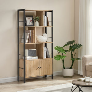 Libreria VALORA - Sonoma - Scaffale stabile per libri e decorazioni LBC022B11