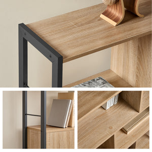 Libreria VALORA - Sonoma - Scaffale stabile per libri e decorazioni LBC022B11