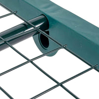 Serra da Giardino in PVC e Metallo Verde con 3 Ripiani Trasparente Robusta