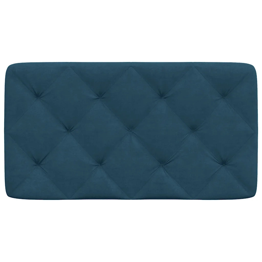 Cuscino Testiera Blu 90 cm in Velluto CFW9862419