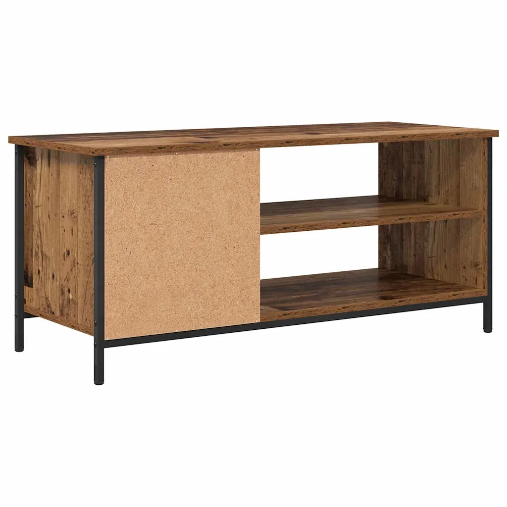 vidaXL Mobile TV Legno vecchio 100 x 40 x 45 cm Legno multistrato