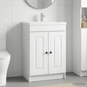 Mobiletto da bagno sotto il lavello Bianco Lucido 890018