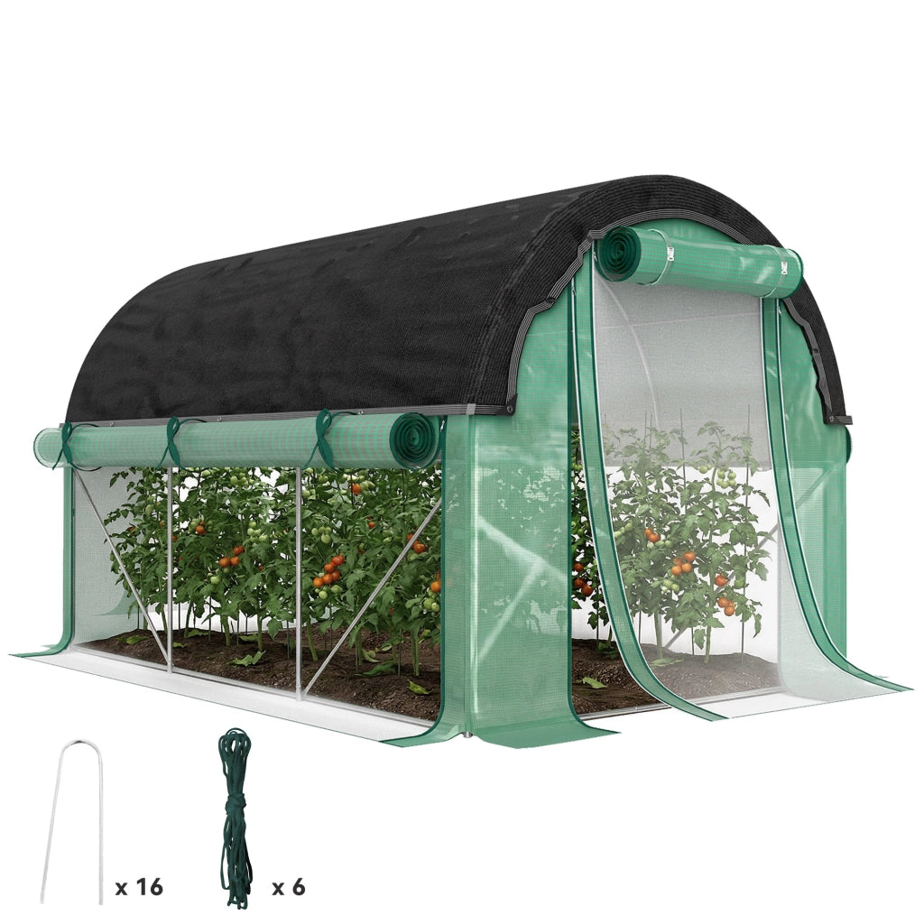 Serra da giardino pieghevole con rete ombreggiante ¨C Minimal ¨C 3x2x2 m