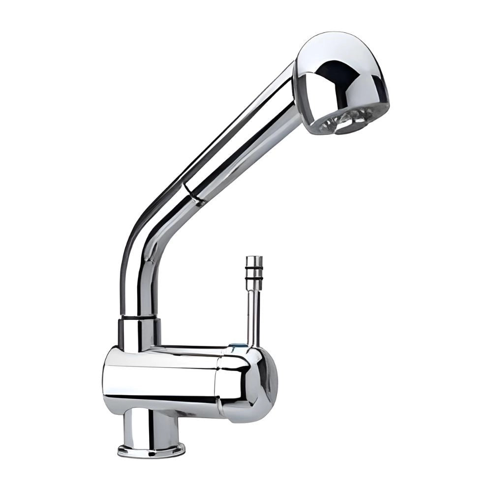 Miscelatore monoforo lavello doccia estraibile Paini 64CR566 cromato H23.25xL20.2