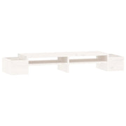 Supporto per monitor 100 x 27,5 x 15 cm in legno massello di pino bianco 02_0004420