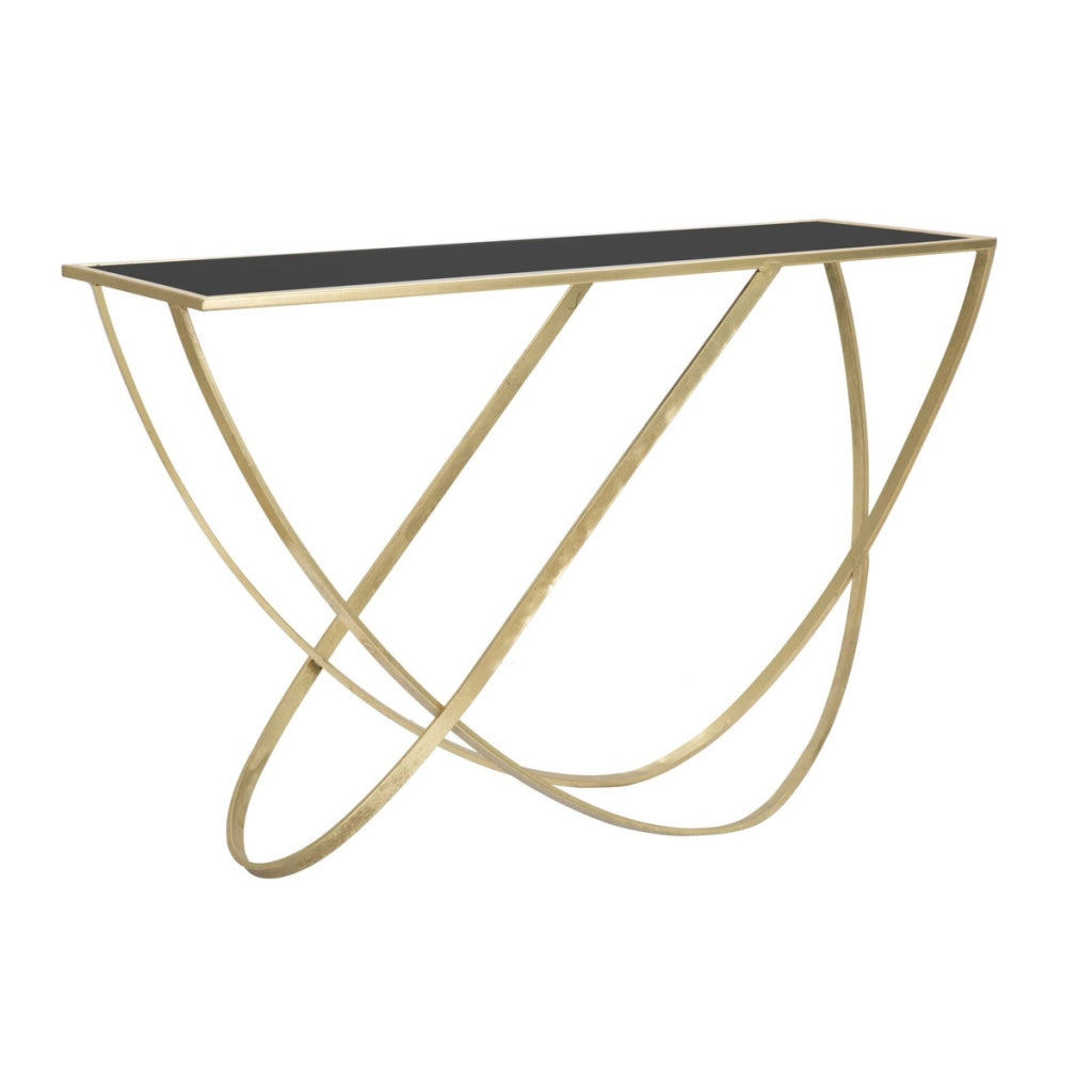 Tavolo Consolle VKH620, Oro, Metallo, 120x40x79 cm