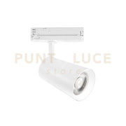 FARO BINARIO LED KONE BIANCO IN ALLUMINIO 42W 4230LM 3000K 24,5X15X10 CM.