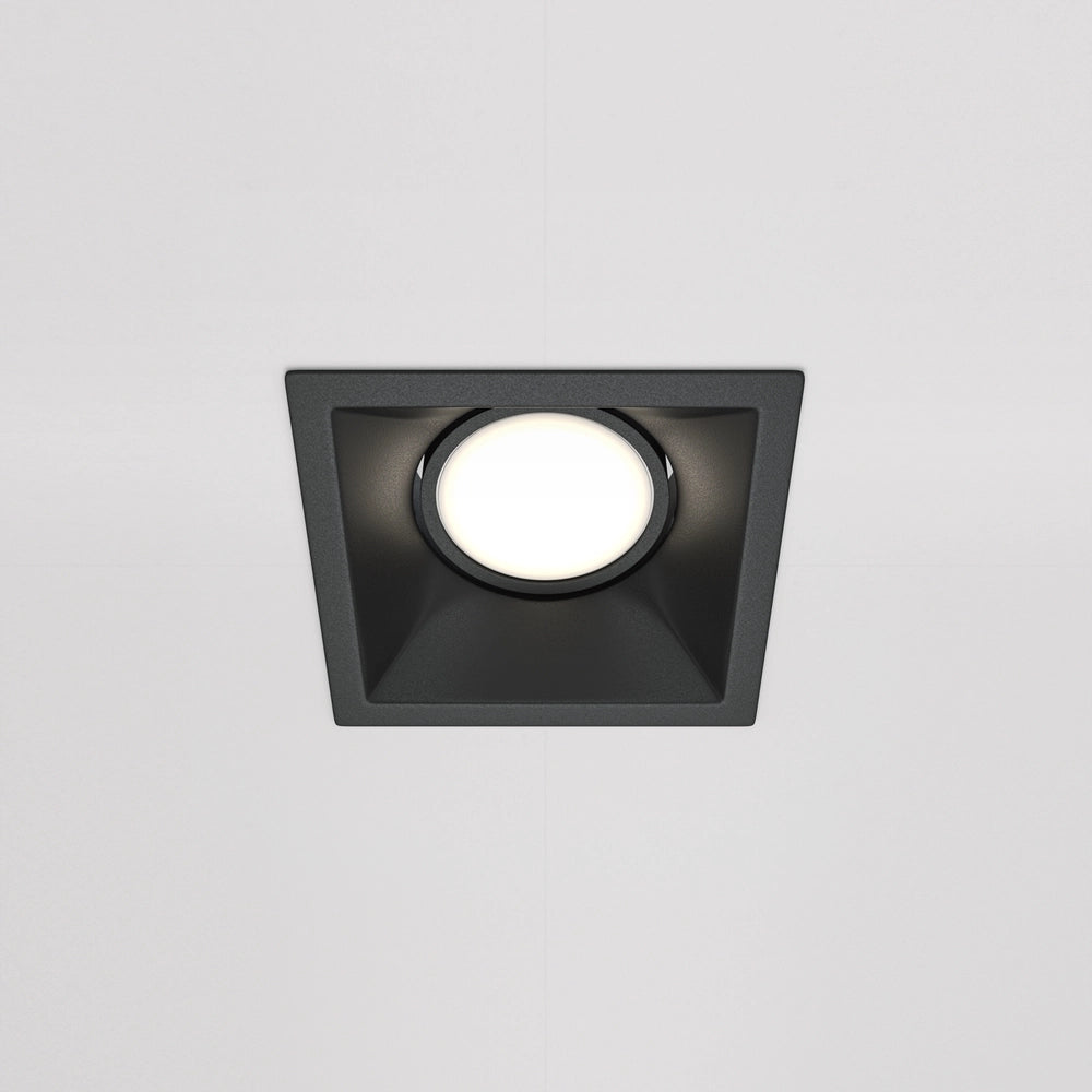 Faretto incasso Maytoni Dot DL029-2-01B quadrato nero