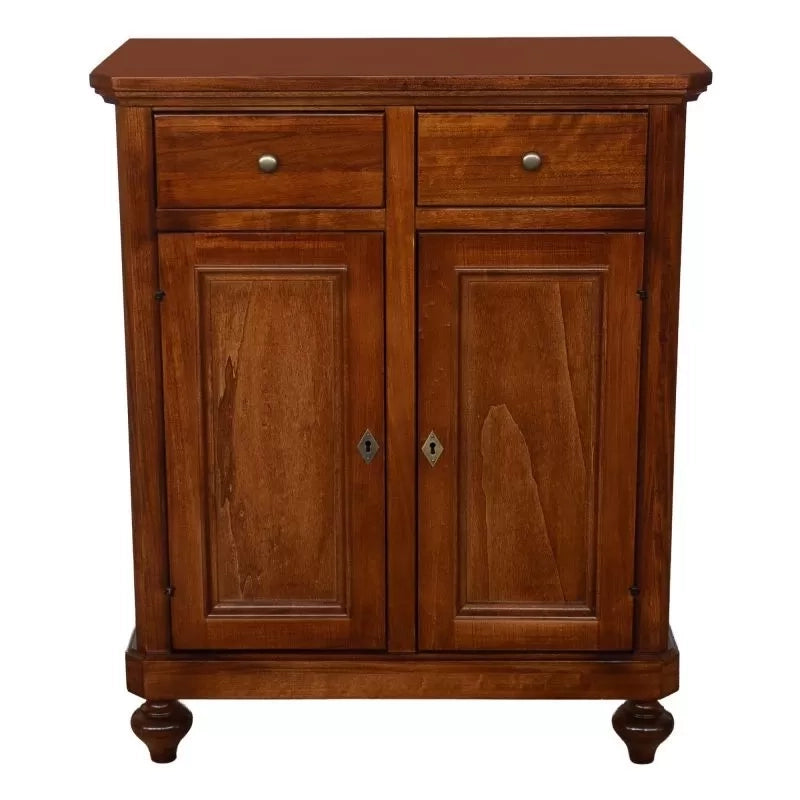 Credenza arte povera 2 ante legno noce bassano 80x43x97 - Mobili 2G