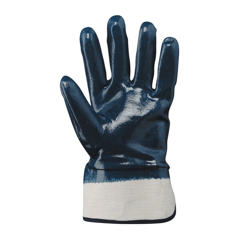 GUANTI PALMO E DORSO RICOPERTO IN NITRILE BLU- 12,0 paia