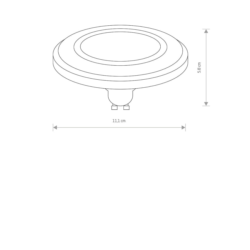Lampadina LED ES111 GU10 9W 3000K 660lm Nowodvorski 9342