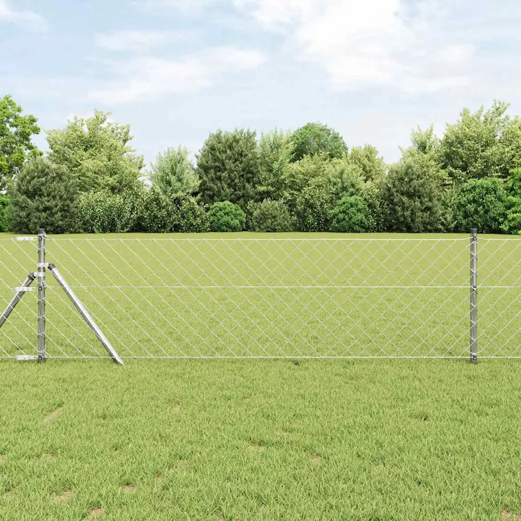 Palo della recinzione Argento 10 x 0,8 m (rete 60 x 60 mm) 3351132