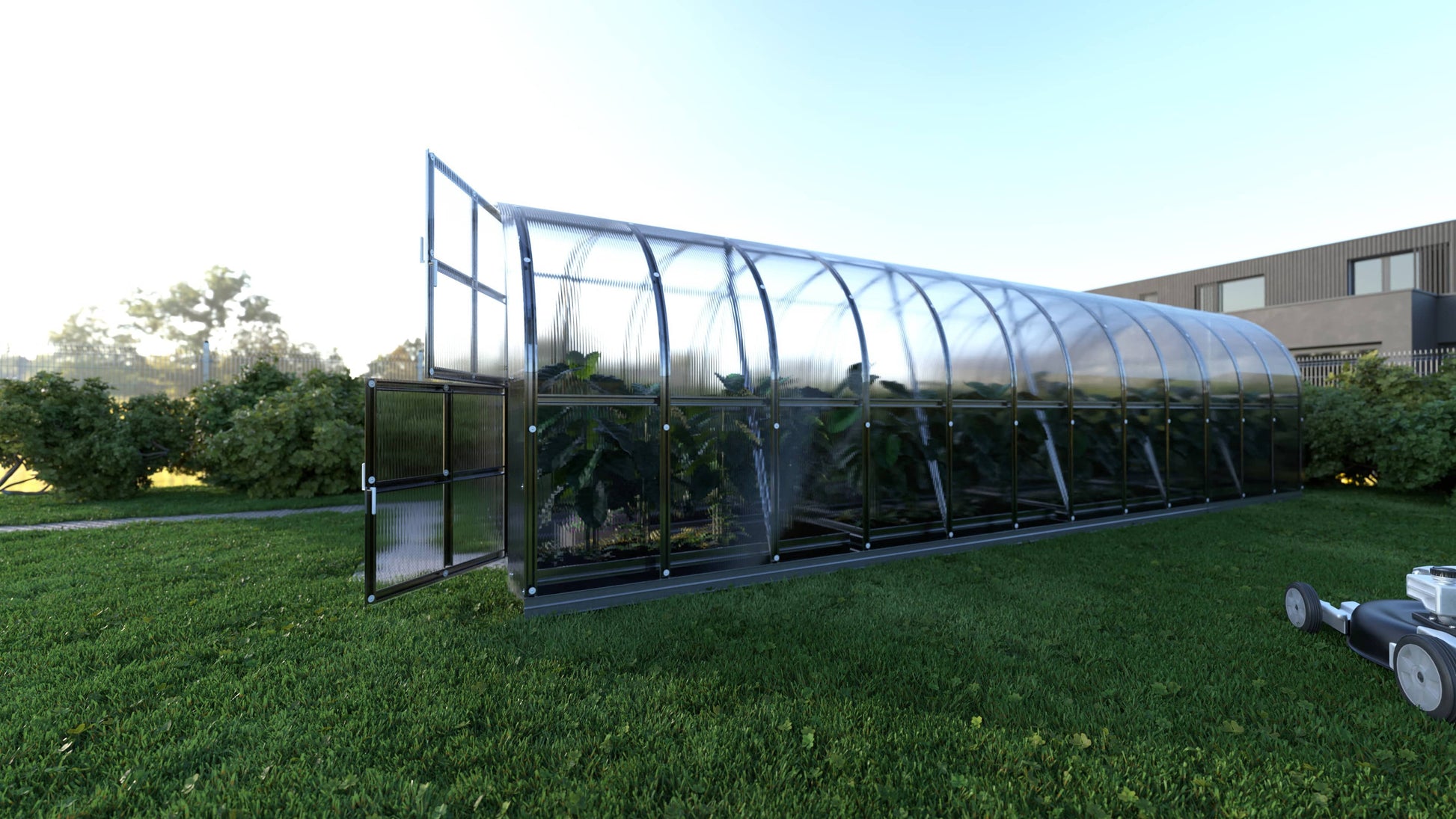 Serra KLASIKA ARCH 3 x 8 m (24 m²), 6 mm con rivestimento in policarbonato