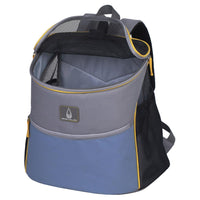 Zu e lu zaino per animali viaggio jambu denim medio fino 8 kg