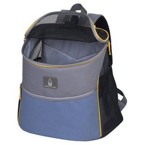 Zu e lu zaino per animali viaggio jambu denim medio fino 8 kg