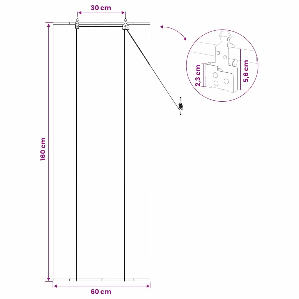 Tenda a rullo Naturale 60 x 160 cm Bambù 42039684