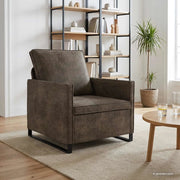 Divano Singolo Grigio Scuro 70 x 81 x 82 cm 42040989