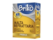 K2 LINEA BRIKO MALTA REFRATTARIA GRIGIA IN POLVERE- - Kg.1 in scatola - 12 pezzi K2
