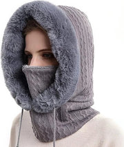 Muffa multifunzionale per donne, cappello di lana soffice e impermeabile per il freddo invernale, adatto per sci, moto, escursioni in montagna, campeggio e passeggiate in condizioni climatiche invernali rigide, unico taglia.