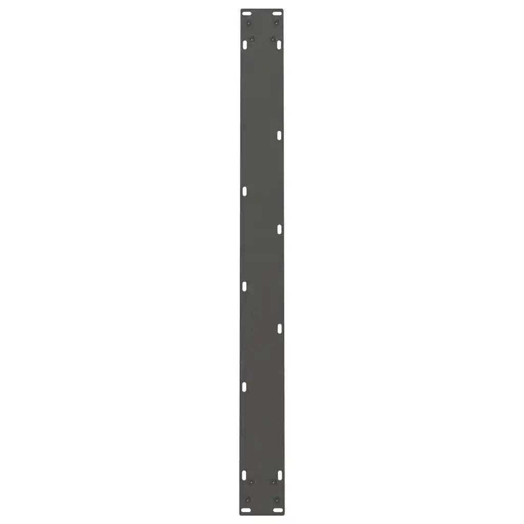 Gambe per tavolo da pranzo antracite 2 pz 90x(72-73) cm in acciaio